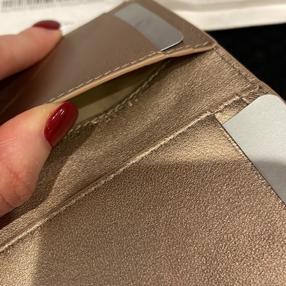 NIB Lady Dior Lotus Wallet in Metallic Gold - Picture 9 of 16